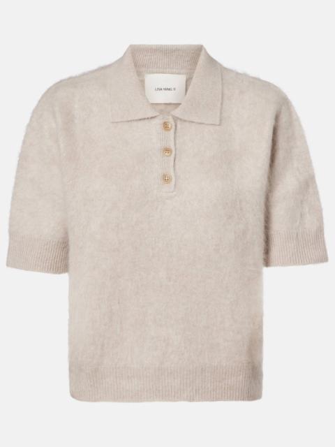 Carolyn cashmere polo sweater