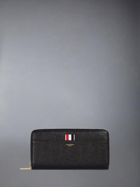 PEBBLE GRAIN CONTINENTAL ZIP WALLET