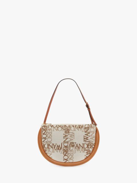 BUMPER-MOON LEATHER SHOULDER BAG