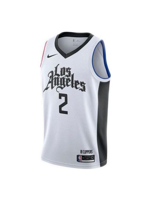 Nike NBA City SW Fan Edition Los Angeles Clippers Leonard 2 Basketball Jersey/Vest White AV4644-102