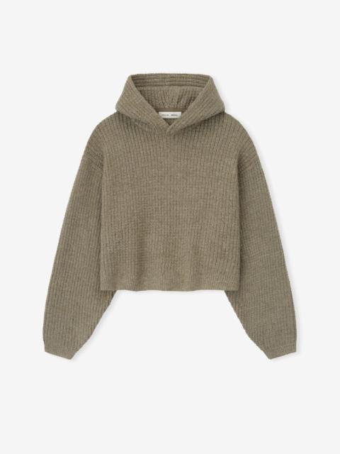 Womens Heavy Waffle 90's Hoodie