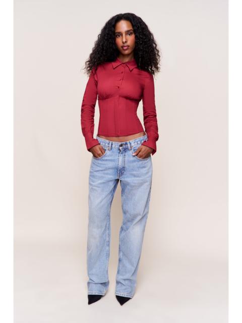 TAILORED CORSET LONG SLEEVE