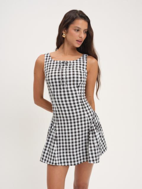 Scotch Bonnet Gingham Mini Dress
