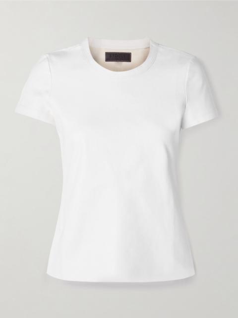 Leather T-shirt White
