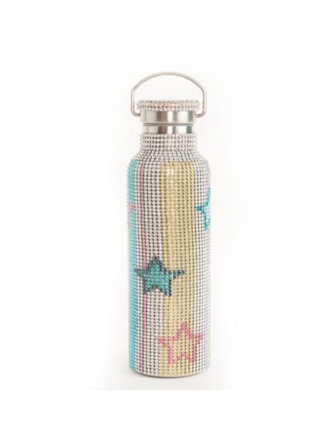 STAR STRIPE MULTI RHINESTONE WATER BOTTLE