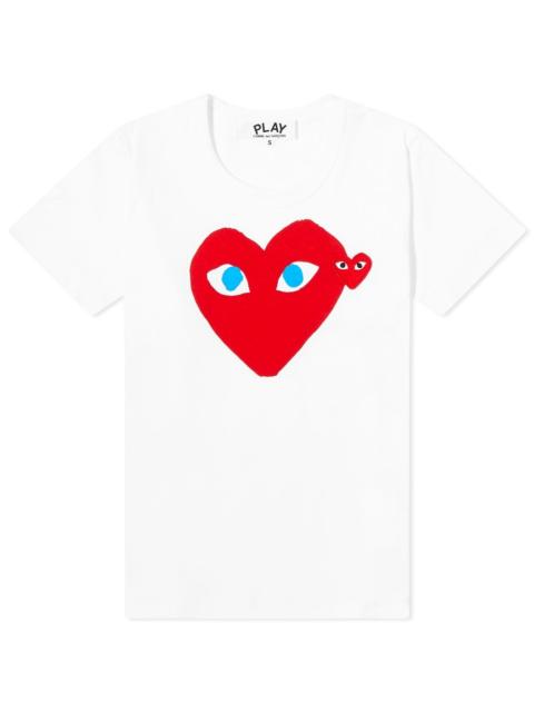 Comme des Garçons Play Double Heart Logo T-Shirt