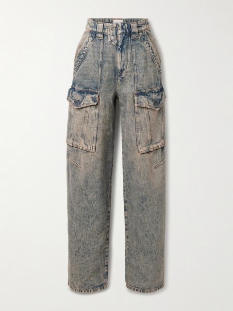 Heilani High-rise Straight-leg Cargo Jeans