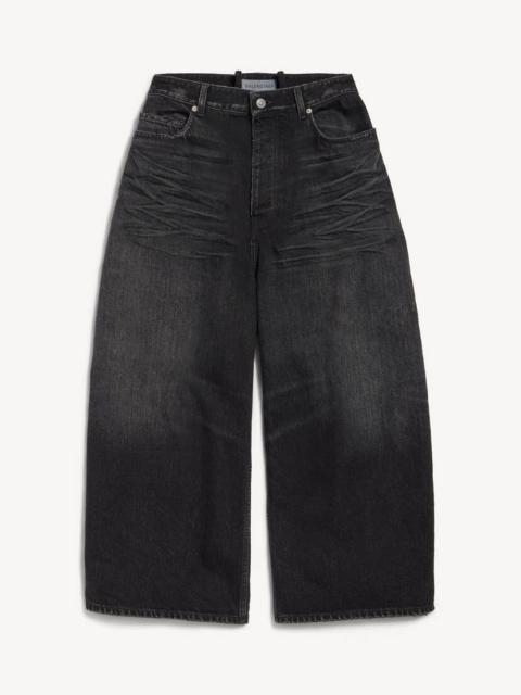 Men's Curved Jeans in Black