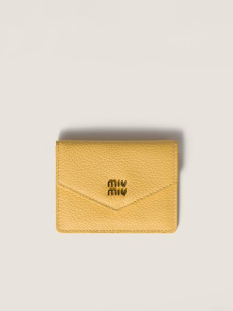 Leather card holder