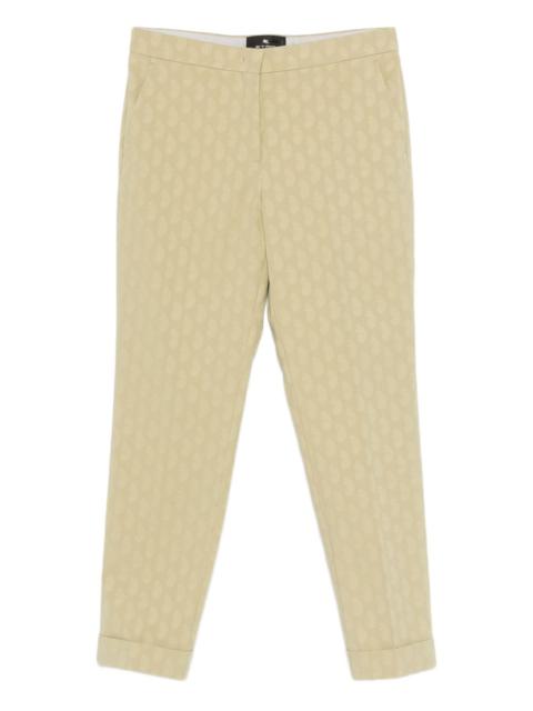 patterned trousers