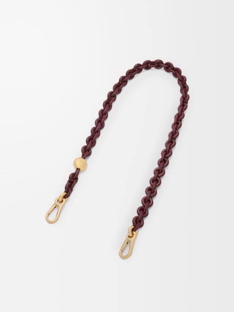 Donut chain strap in calfskin