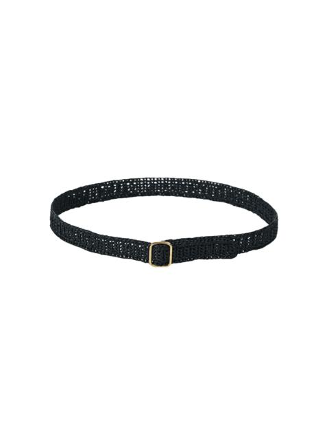 Mako Raffia Belt black