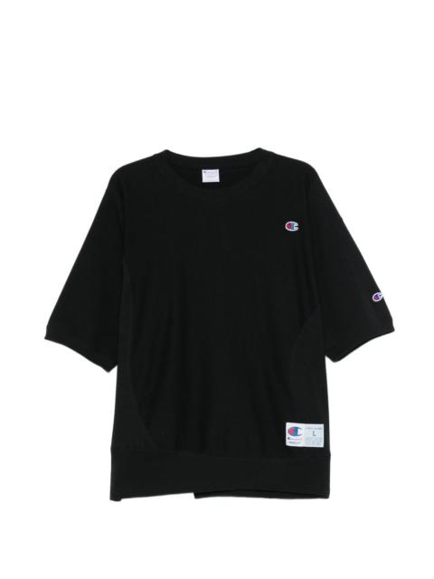 x Champion logo-patched crew neck T-shirt