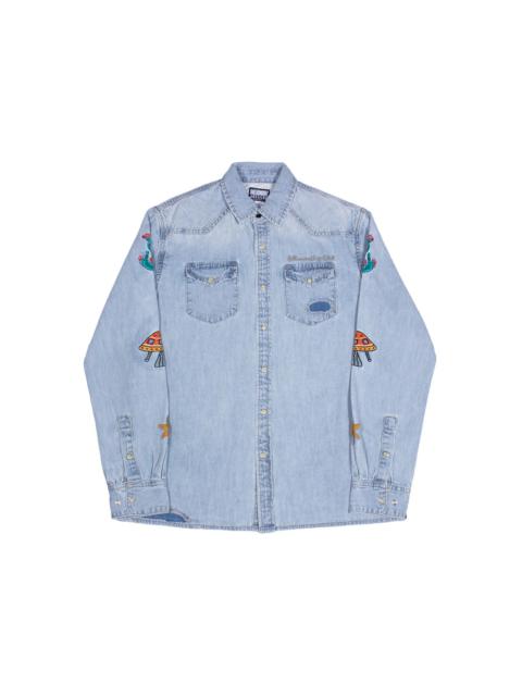 Billionaire Boys Club Hillside Long Sleeve Shirt Blue/Denim