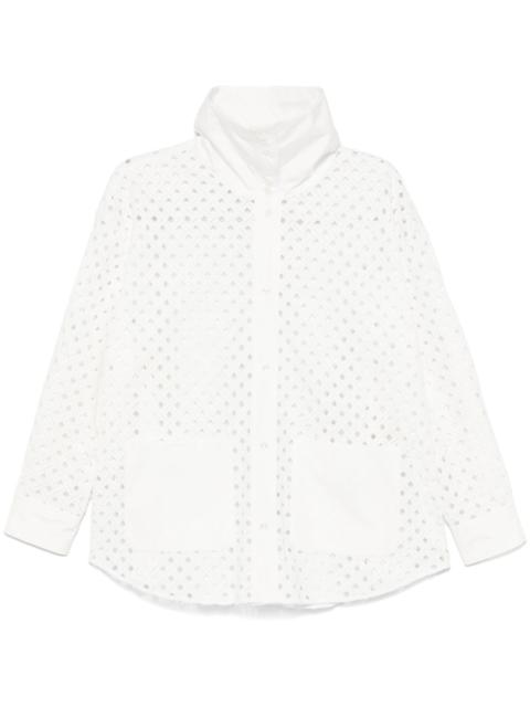 openwork shirt