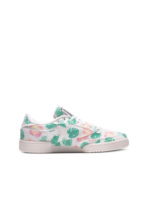 Club C 85 floral-print trainers