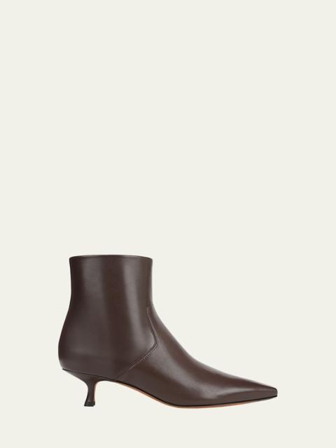 Simone Leather Ankle Booties