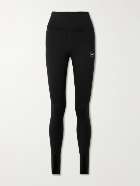 Truestrength Logo-jacquard Recycled Stretch-jersey Leggings