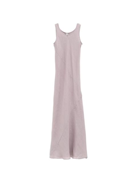 panelled sleeveless maxi dress