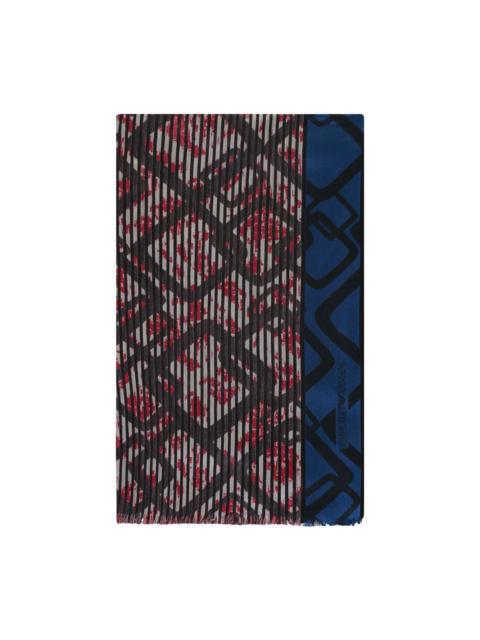 abstract-pattern scarf