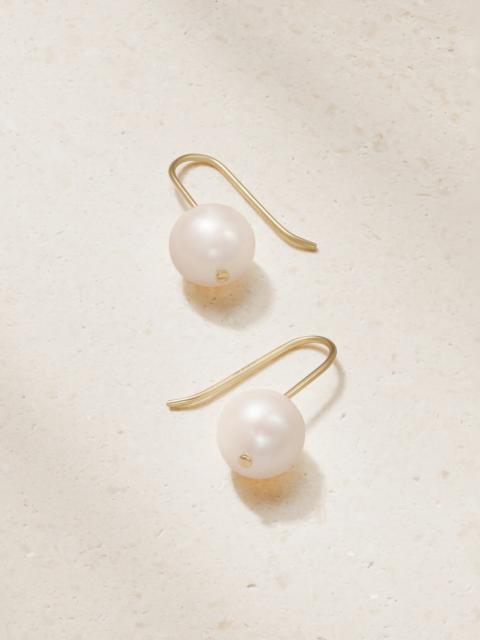 14-karat Gold Pearl Earrings