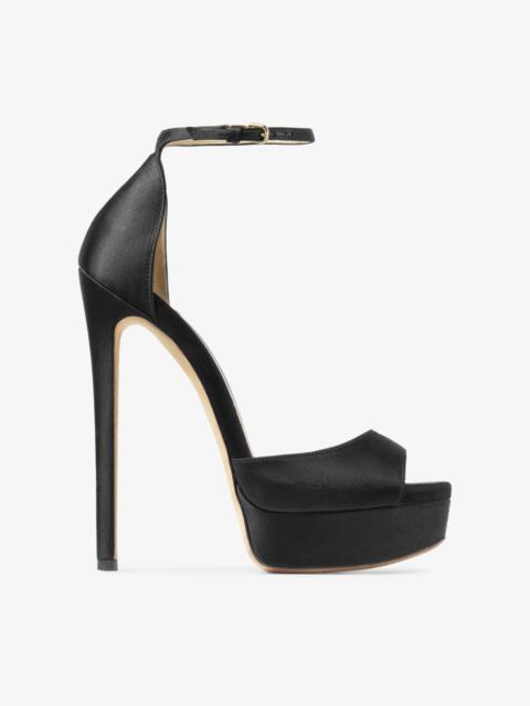 Max 150
Black Satin Sandal