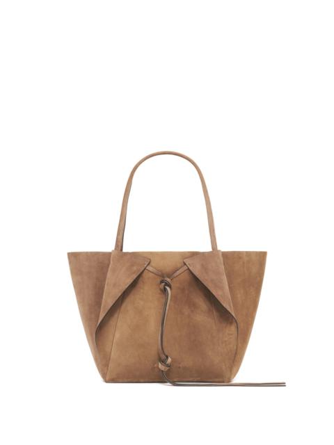 Marija Tote Bag in Dark Sand Suede