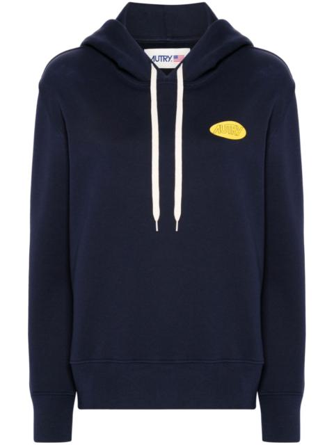 logo-print hoodie