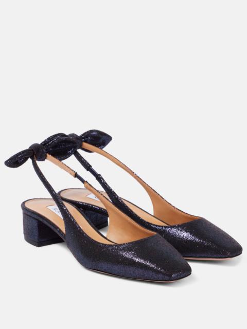 Very Bow 35 slingback pumps