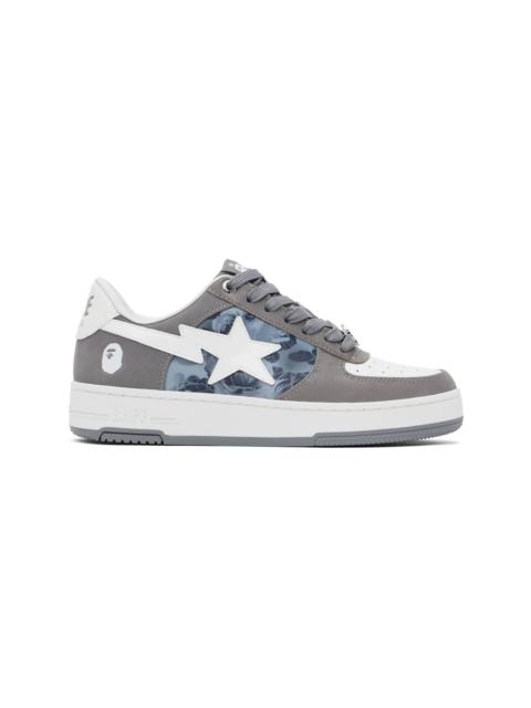 Gray & White Sta #2 Sneakers