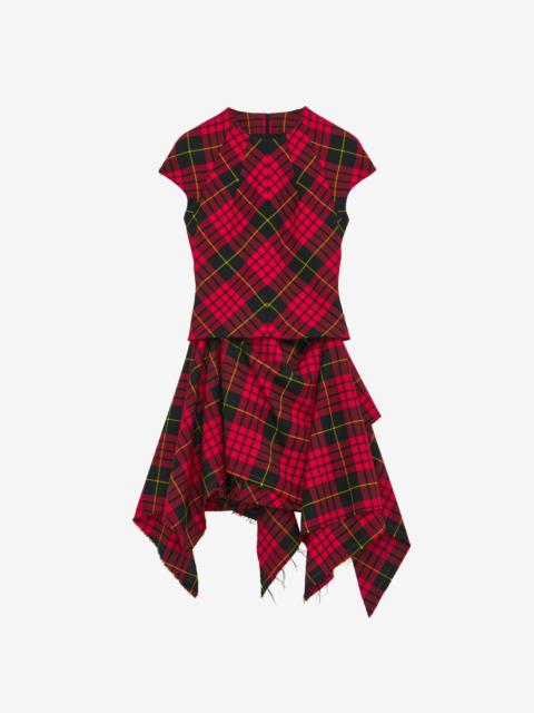 MacQueen' Tartan Mini Dress