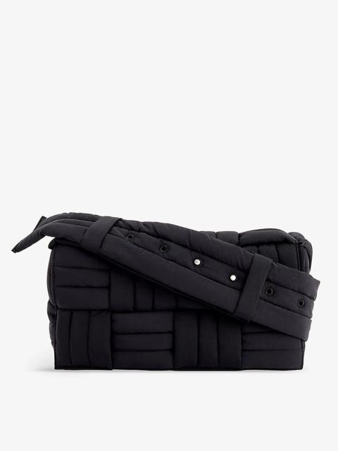 Cassette Intrecciato woven cross-body bag