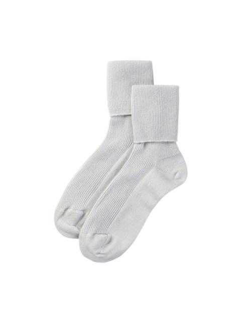 Women's Blue Cashmere Socks