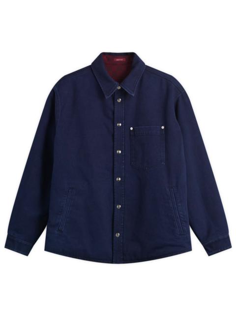 Gucci Denim Check Reversible GG Flannel Overshirt