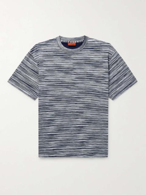 Space-Dyed Cotton-Jersey T-Shirt