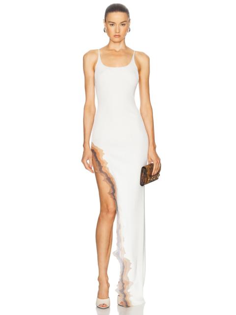 Flame Slit Maxi Dress