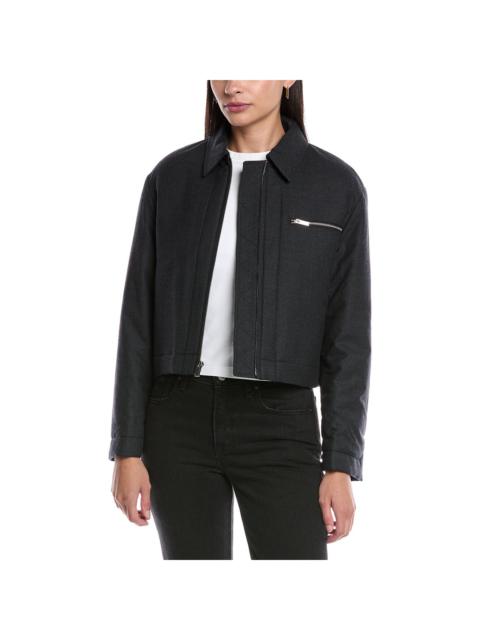 Theory Crop Wool-Blend Jacket