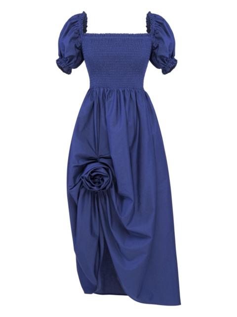 Belle off-shoulder smocked dress