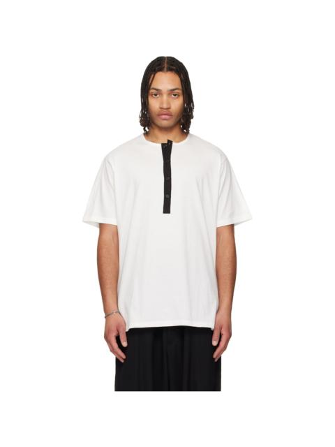 Off-White Short Sleeve Henley