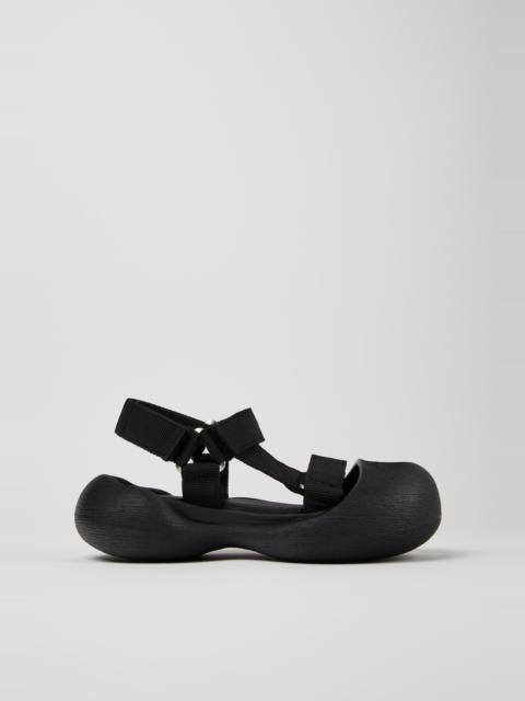 Black Recycled PET Sandals