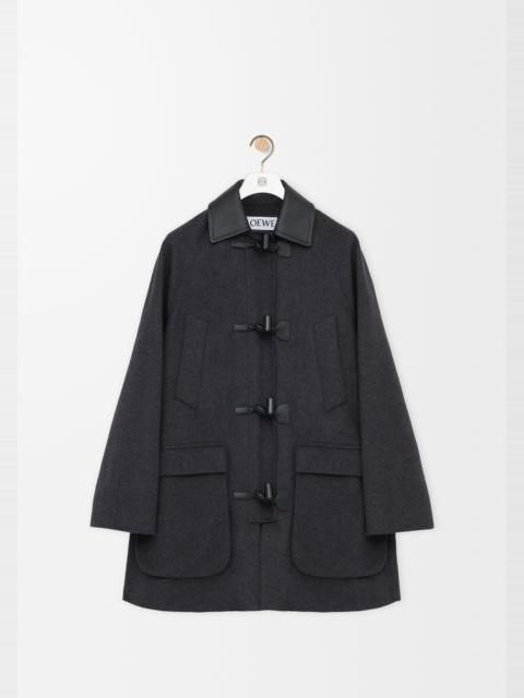 Coat in wool and cashmere