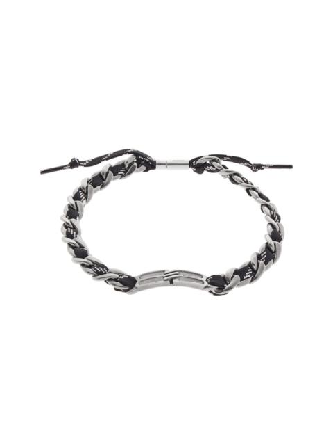 Bb Icon Lace Choker in Antique Silver/black/white