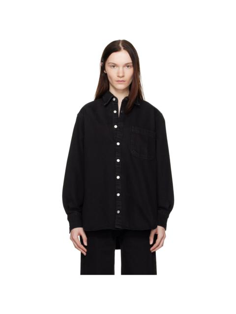 Black Deren Denim Shirt