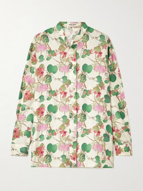 Kelsy Silk-satin Shirt