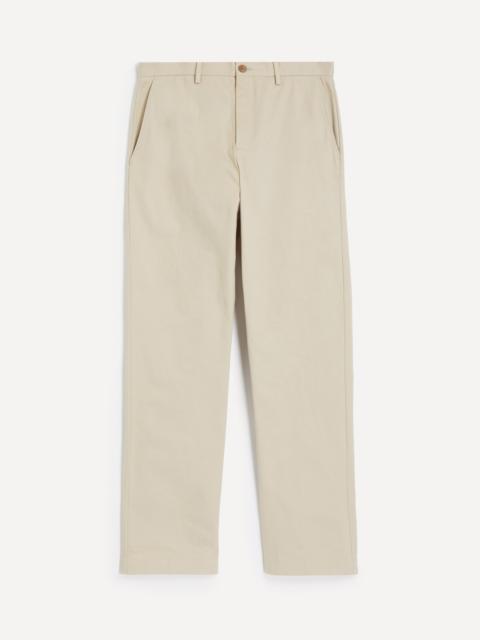 Cotton Drill Light Stone Trousers