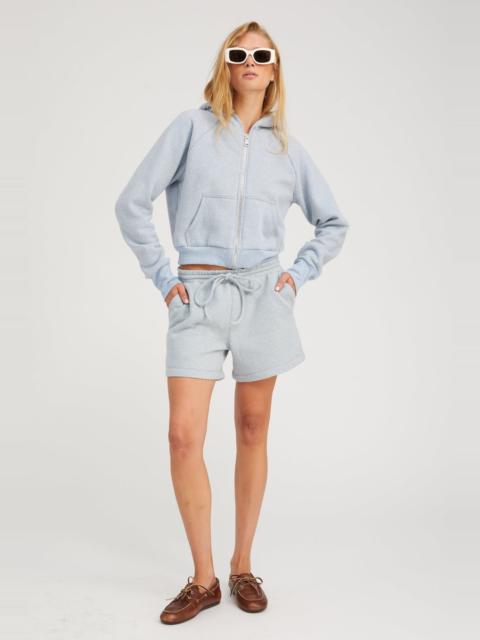 ICE BLUE MELANGE SWEATSHORTS