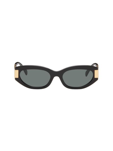 Black Greca Cat-Eye Sunglasses
