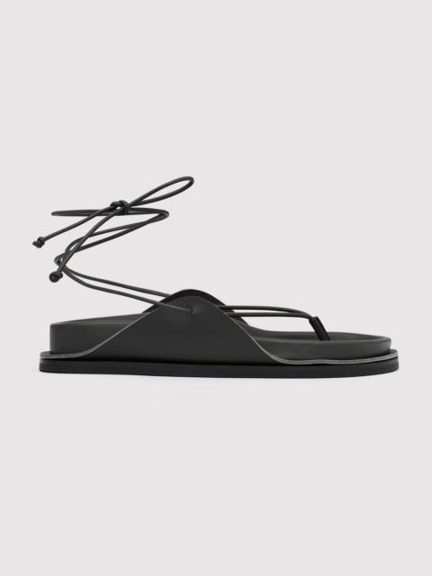 Everyday Tie Up Sandals - Black