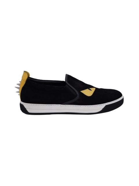 FENDI Men's Suede Monster Slip-On (Authentic Pre-Loved)