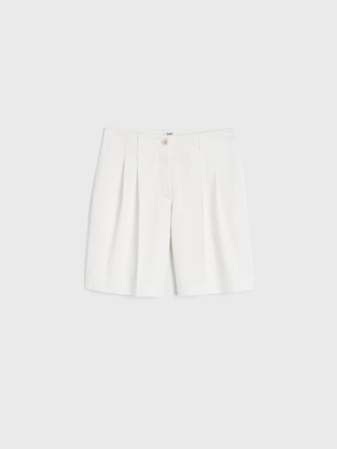 Relaxed chino shorts white